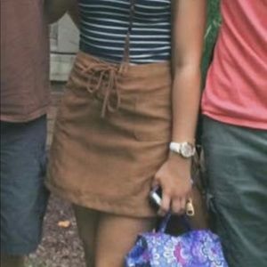 Hollister Suede Skirt
